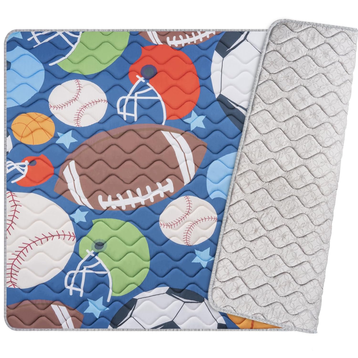 Detalle de Baby Play Mat 79" x 71" Foldable Foam Play Mat