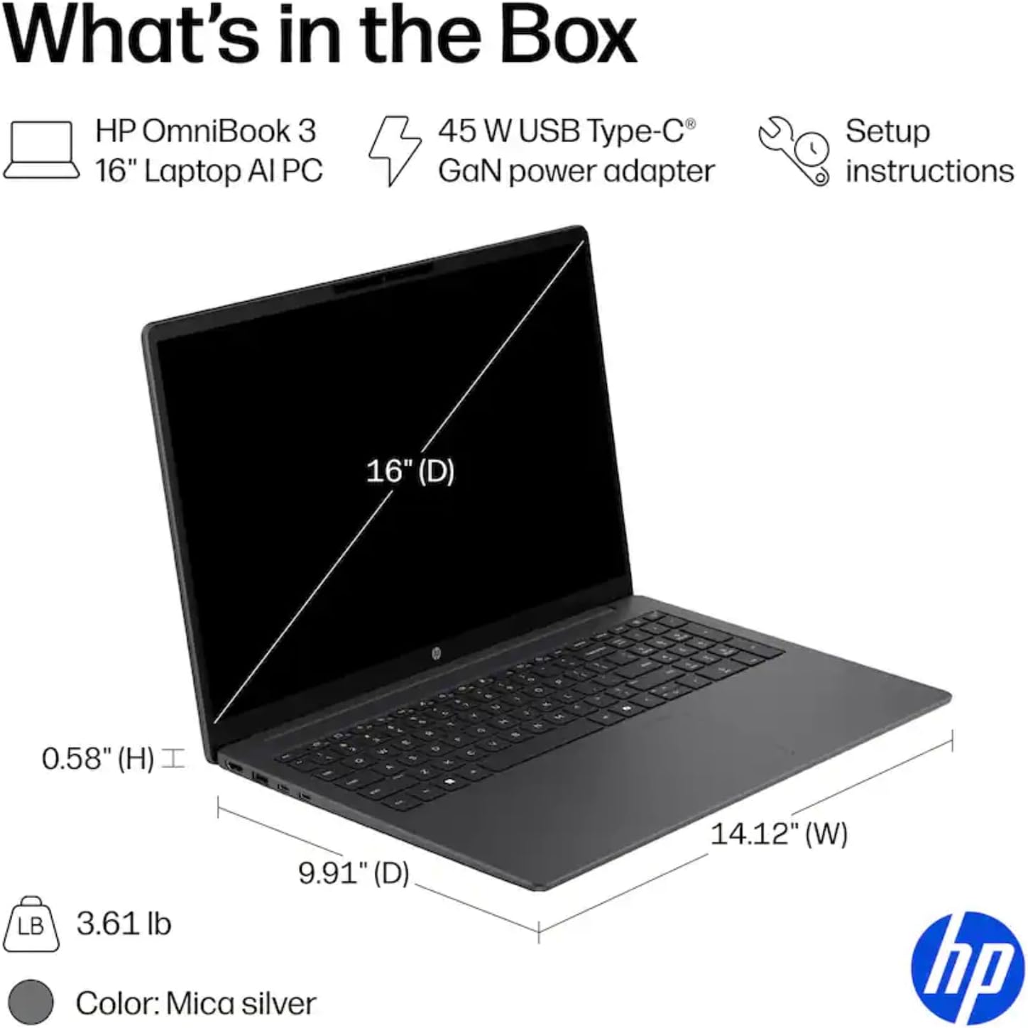 Thumbnail 6 de HP 16-inch touchscreen laptop