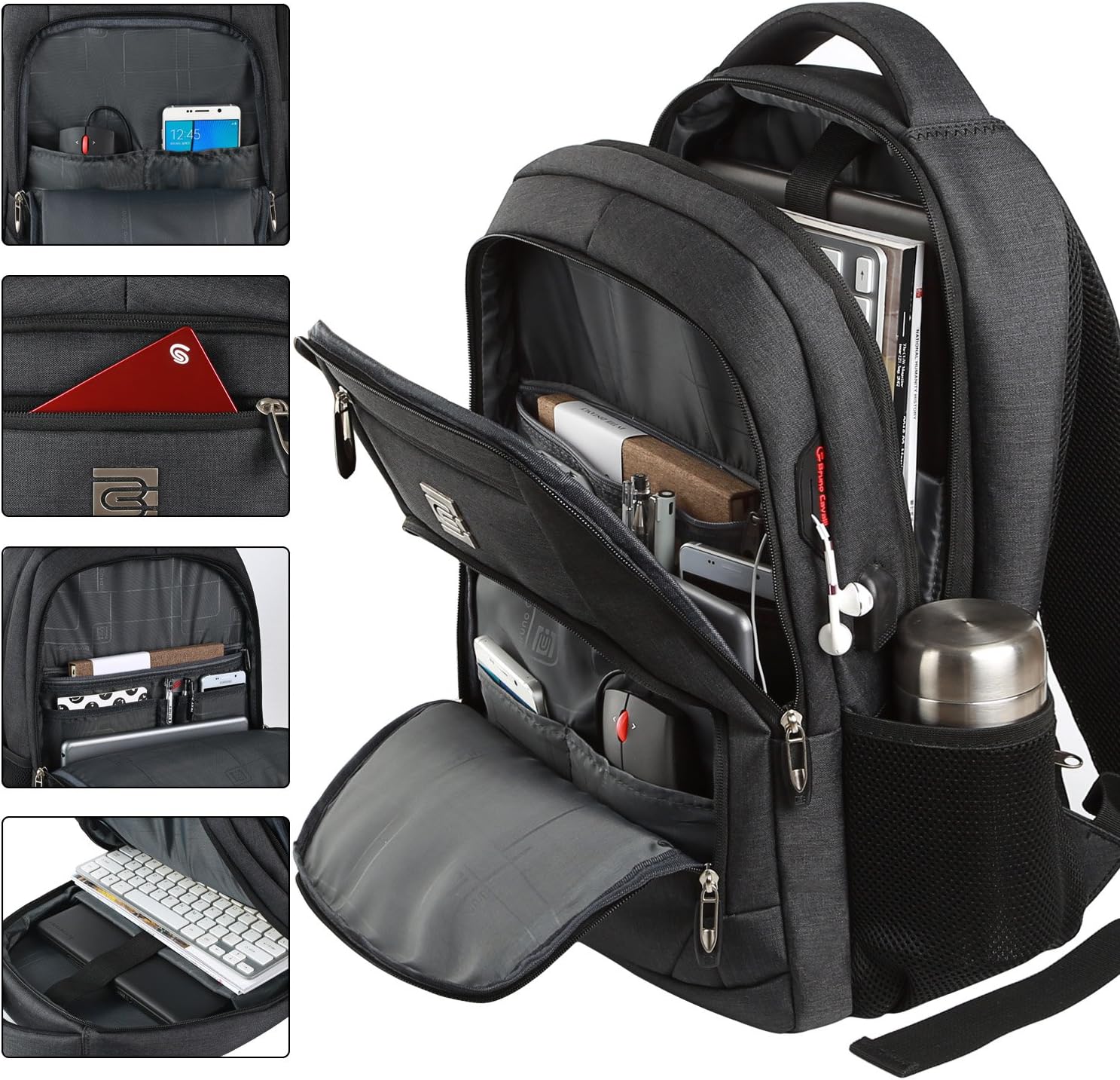 Thumbnail 1 de Slim Anti Theft Laptop Backpack 15.6