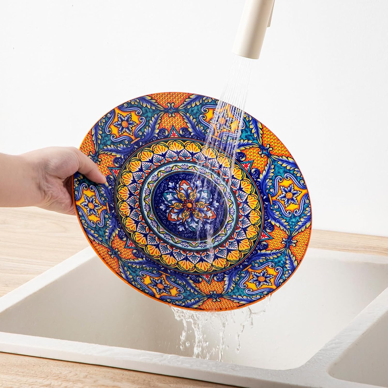 Thumbnail 6 de Vancasso KRVI 24-Piece Bohemian Dinnerware Set for 6