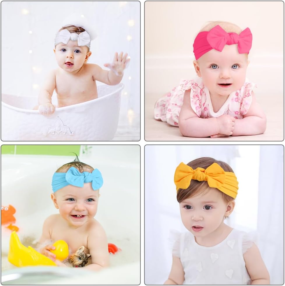 Thumbnail 6 de Aolso Fasce e fiocchi per capelli da neonata a bambina