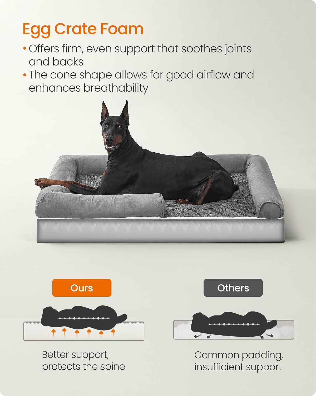 Detalle de Feandrea Orthopedic Dog Bed 120 x 85 cm
