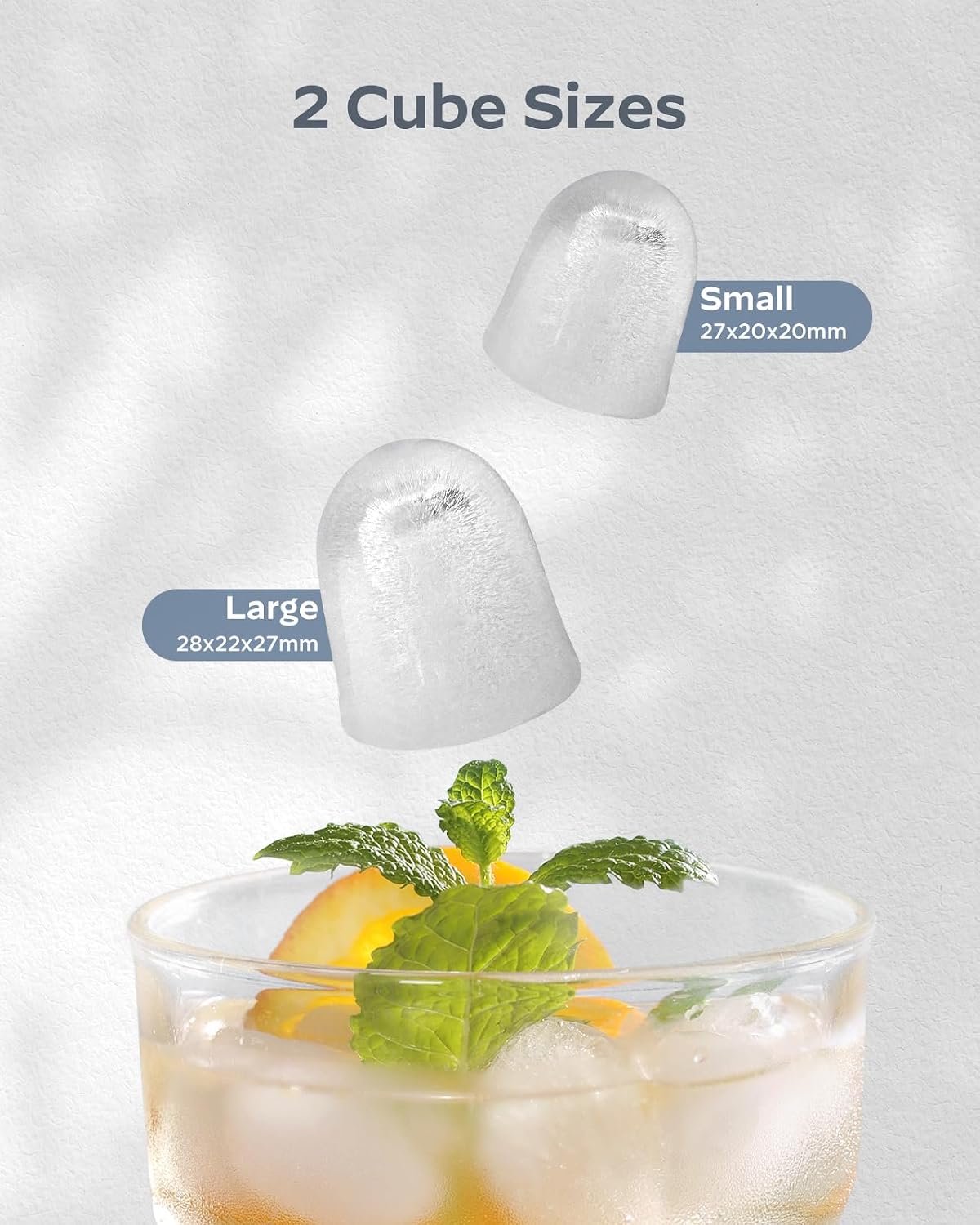 Thumbnail 3 de Silonn SLIM21T Countertop Ice Maker, Portable, Self-Cleaning, 9 Cubes in 6 Minutes