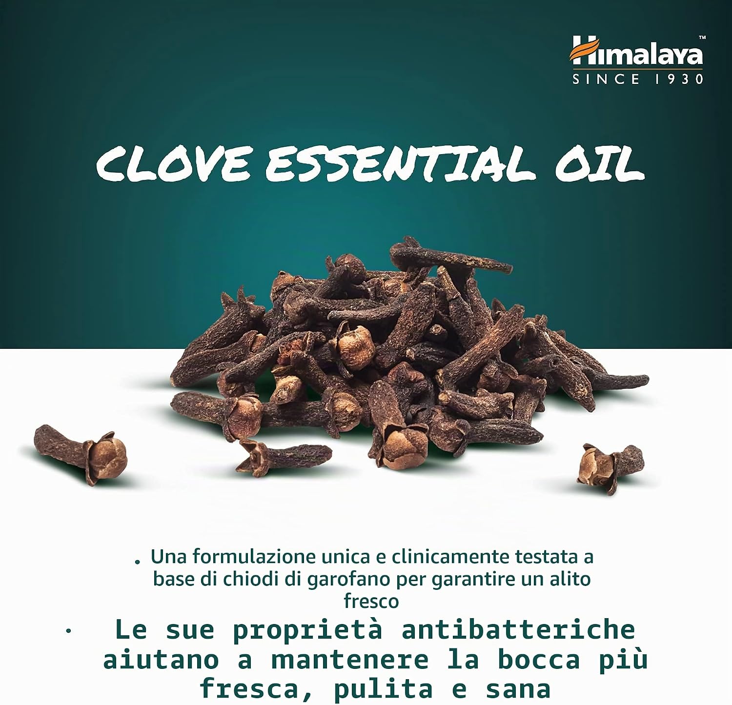 Detalle de Himalaya Ayurvedic Toothpaste con Clove Oil: freschezza naturale per denti e gengive, 100 g