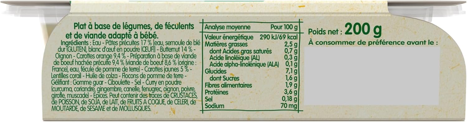 Detalle 2 de Blédina Morceaux à Dévorer 6x200g 🍽