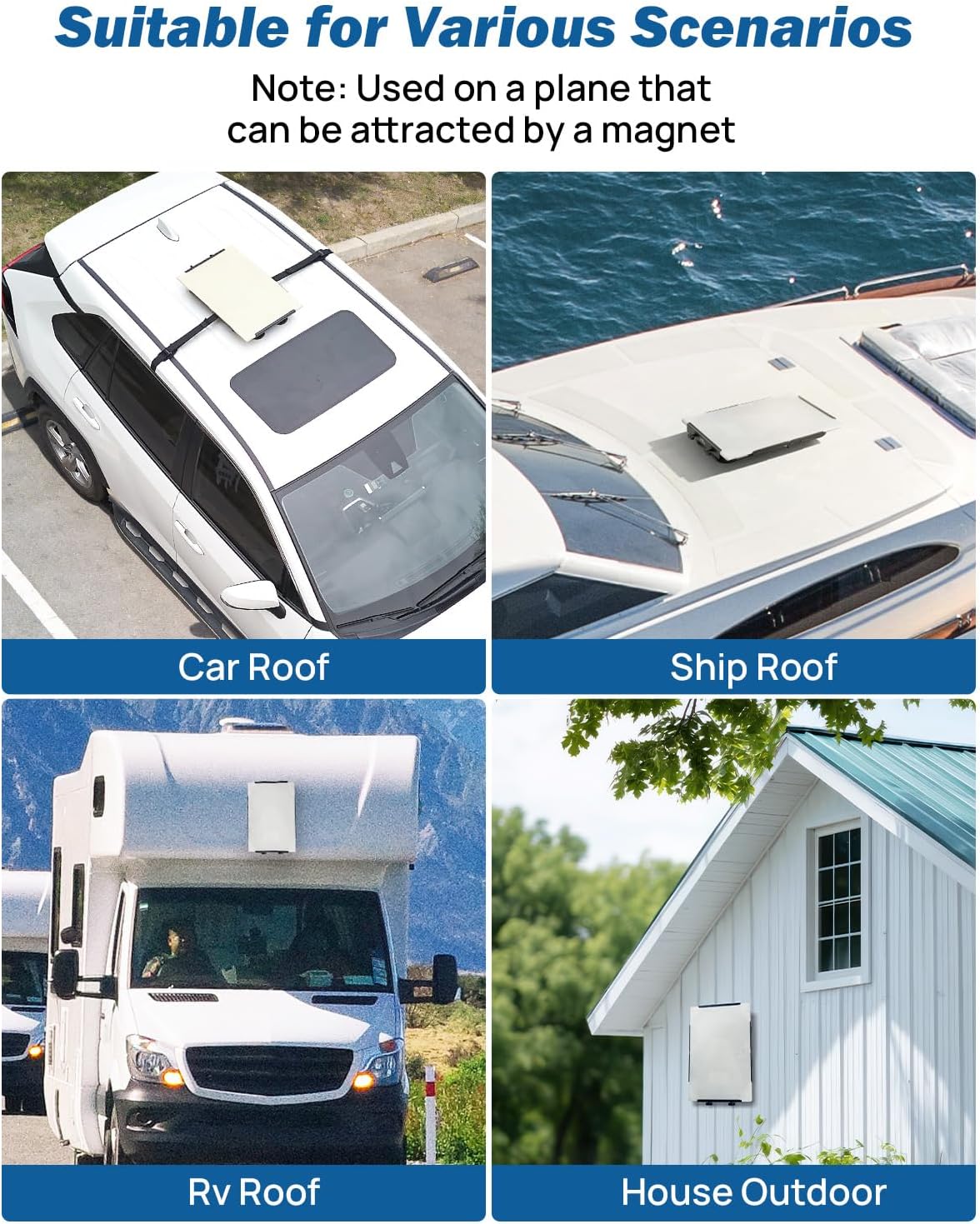 Thumbnail 5 de JOYTUTUS Gen 3 Starlink Roof Mount – 440lbs Magnetic Quick-Release