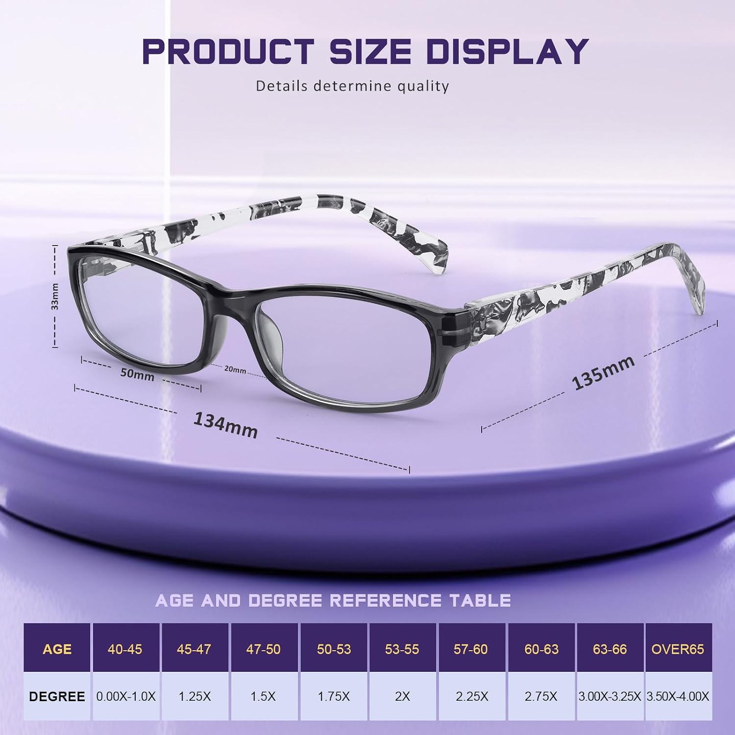 Thumbnail 2 de kunchu 5Pack Reading Glasses for Women — Blue Light Blocking, Spring Hinge, Anti-Glare UV Readers