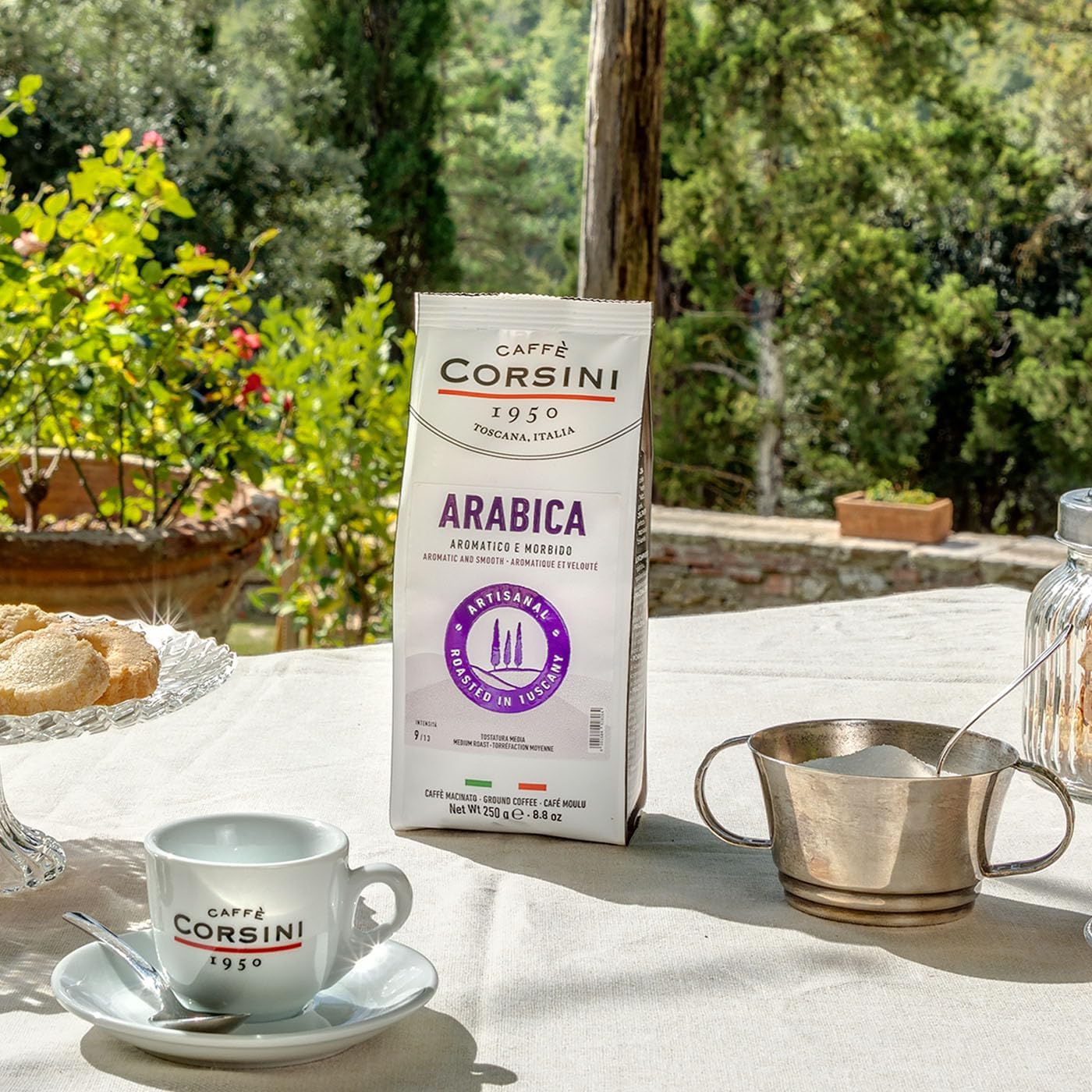 Thumbnail 2 de Caffè Corsini Caffè Macinato 100% Arabica Gusto Delicato (Tostatura Media) 250 g