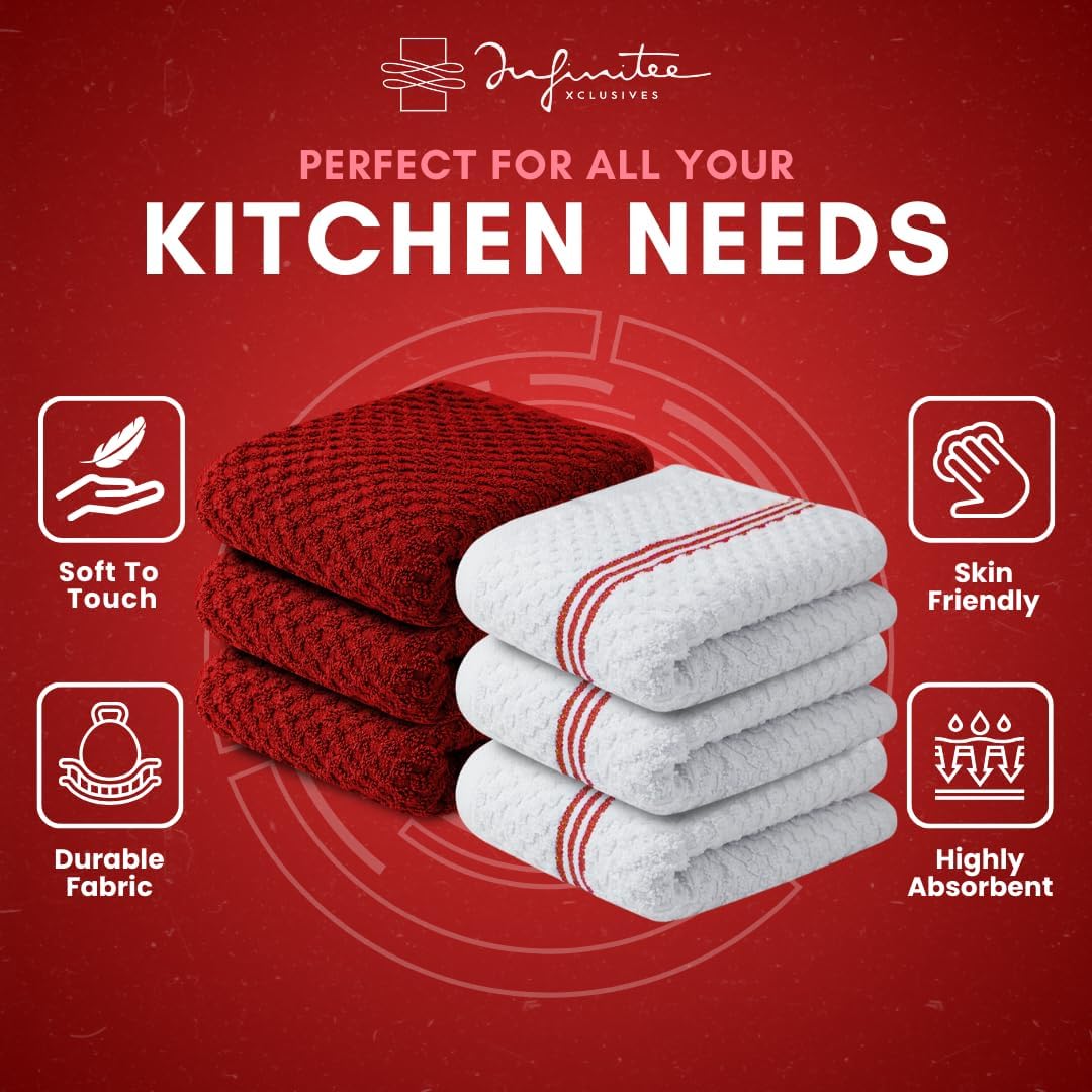 Thumbnail 5 de Infinitee Xclusives Kitchen Towels 15 x 25 Inches