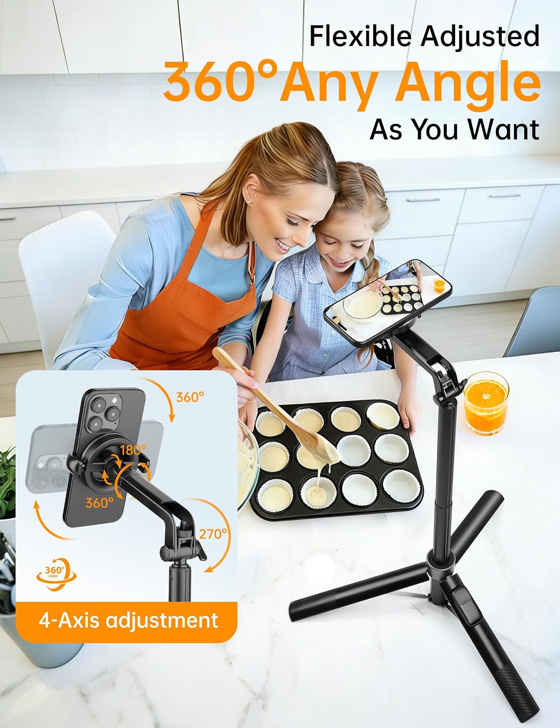 Detalle de Victiv Magnetic Phone Tripod, 70-inch
