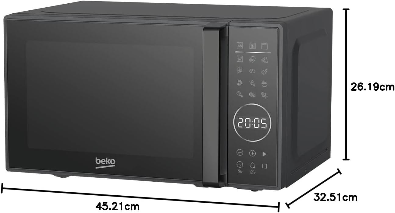 Thumbnail 4 de Beko MGC20130BFB: Forno a Microonde con Grill 20 L, 700 W, Timer Digitale, Disponibilità a Libera Installazione