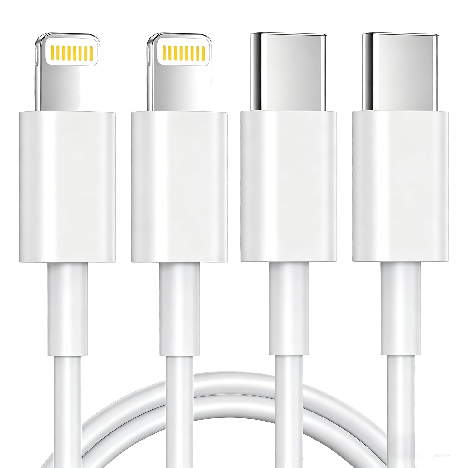 Detalle de JJCALL USB C Lightning Kabel 1M 2er Pack