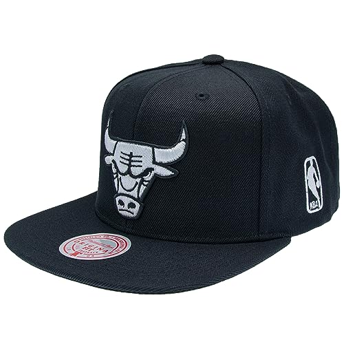 Detalle de Mitchell & Ness Uomo Snapback cap Chicago Bulls – Black & White