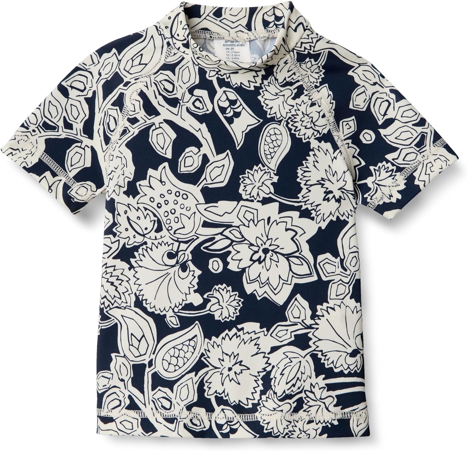 Detalle de Amazon Essentials Boy's Short-Sleeved Rashguard T-Shirt