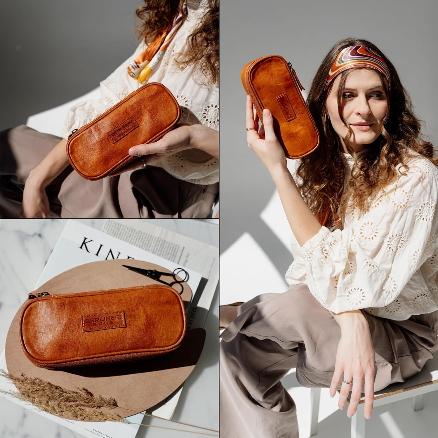 Thumbnail 5 de Berliner Bags Felix trousse cuir 22,5 cm ✏