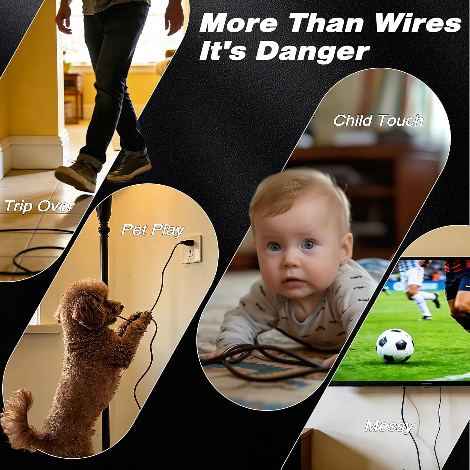 Thumbnail 3 de Conwang White Cable Trunking 1m