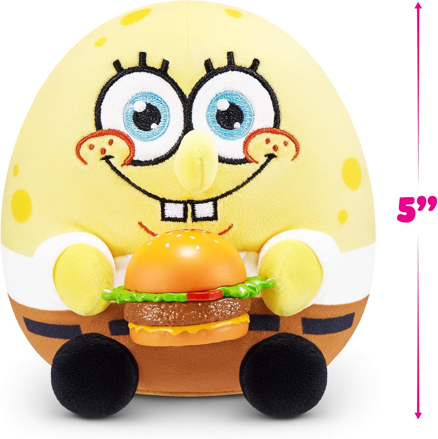 Thumbnail 3 de Snackles Licensed SpongeBob Squarepants 5-inch Plush with Snack Accessory