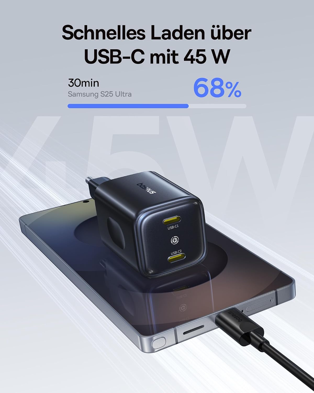 Thumbnail 2 de Baseus PicoGo II 45W USB C Ladegerät