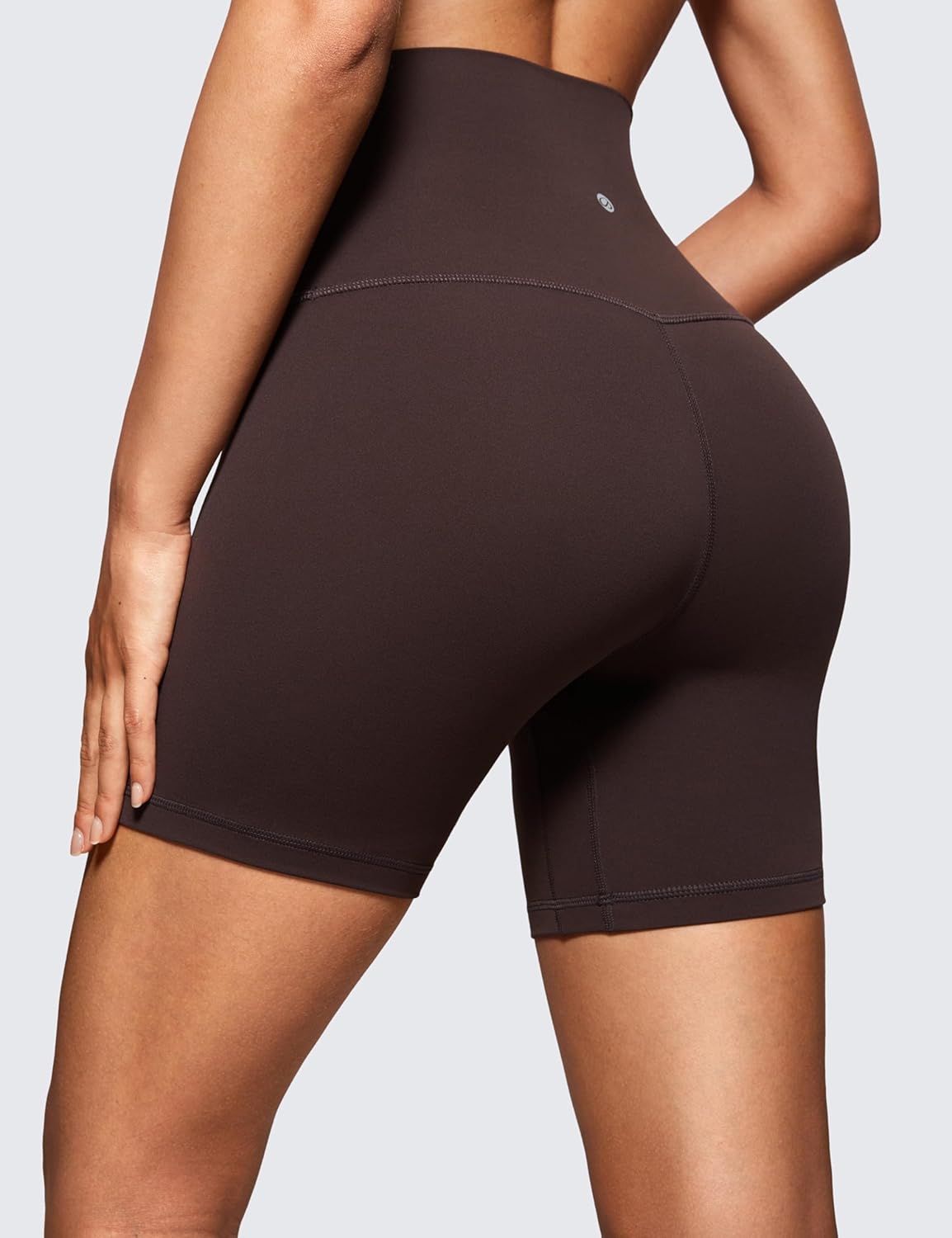 Detalle de CRZ YOGA Super Haute Taille Butterluxe Motard Shorts 15 cm – Beurré Mou Athlétique, pour Femmes