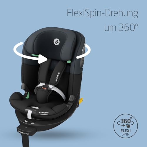 Detalle de Maxi-Cosi Emerald 360 S i-Size Isofix Autositz – 40–150 cm, Tonal Black