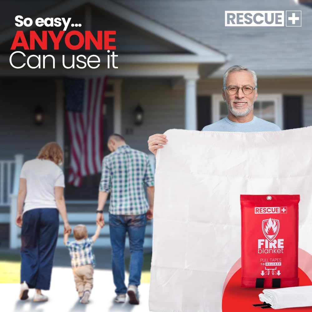 Thumbnail 5 de Rescue+ 40 x 40 in Fireproof Emergency Blanket
