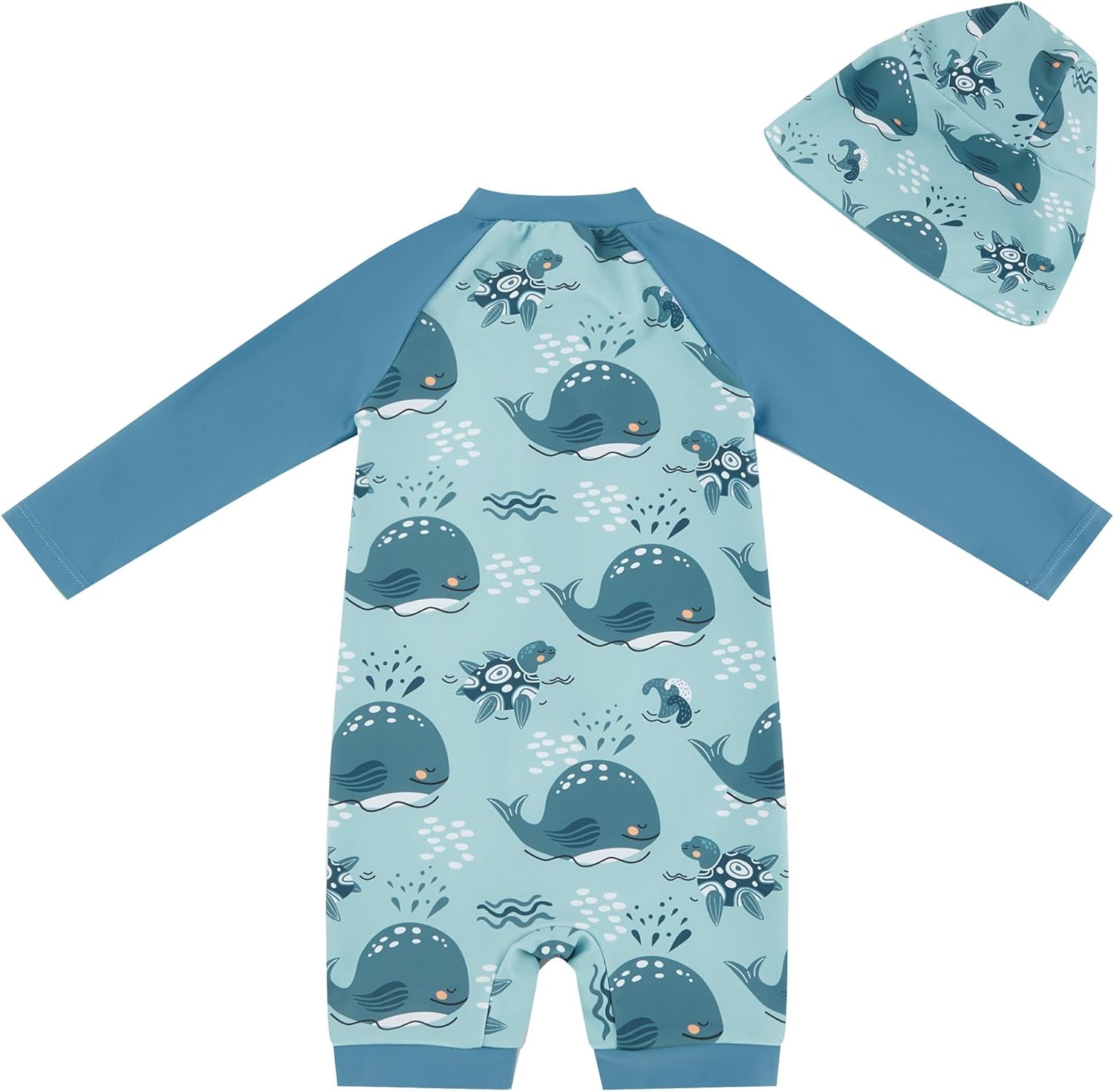 Thumbnail 4 de UMELOK Baby Badeanzug Mädchen mit UV-Schutz und Sonnenhut – UPF 50+