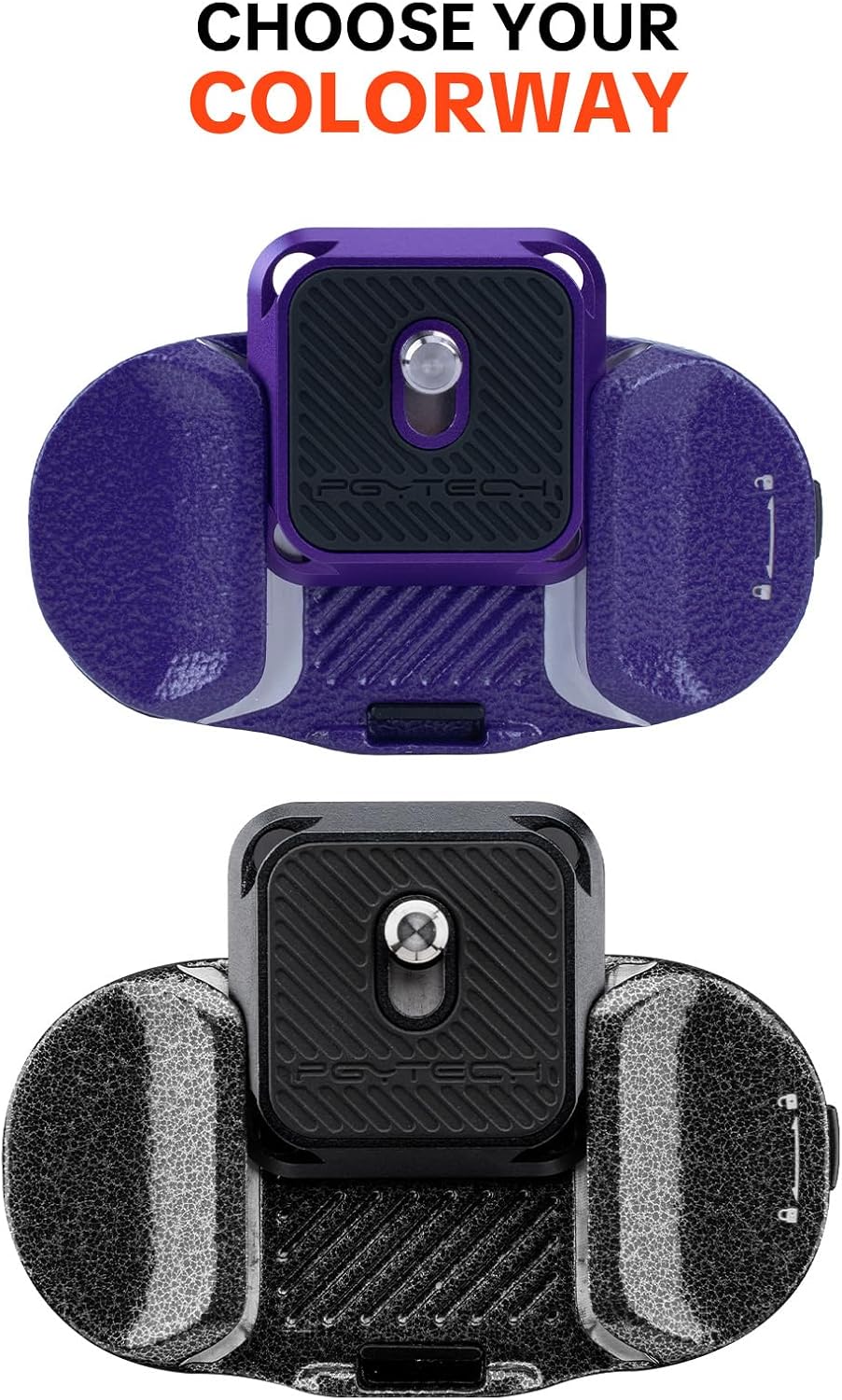 Thumbnail 2 de PGYTECH Beetle Camera Clip V2 with Plate Quick Release System (Purple) for Arca quick release plates