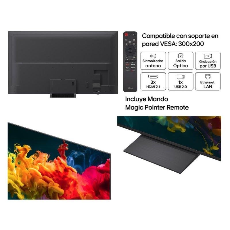 Detalle 2 de LG QNED81B6A 75" QNED MiniLED 4K HDR 60Hz con WebOS: experiencia cinema en casa