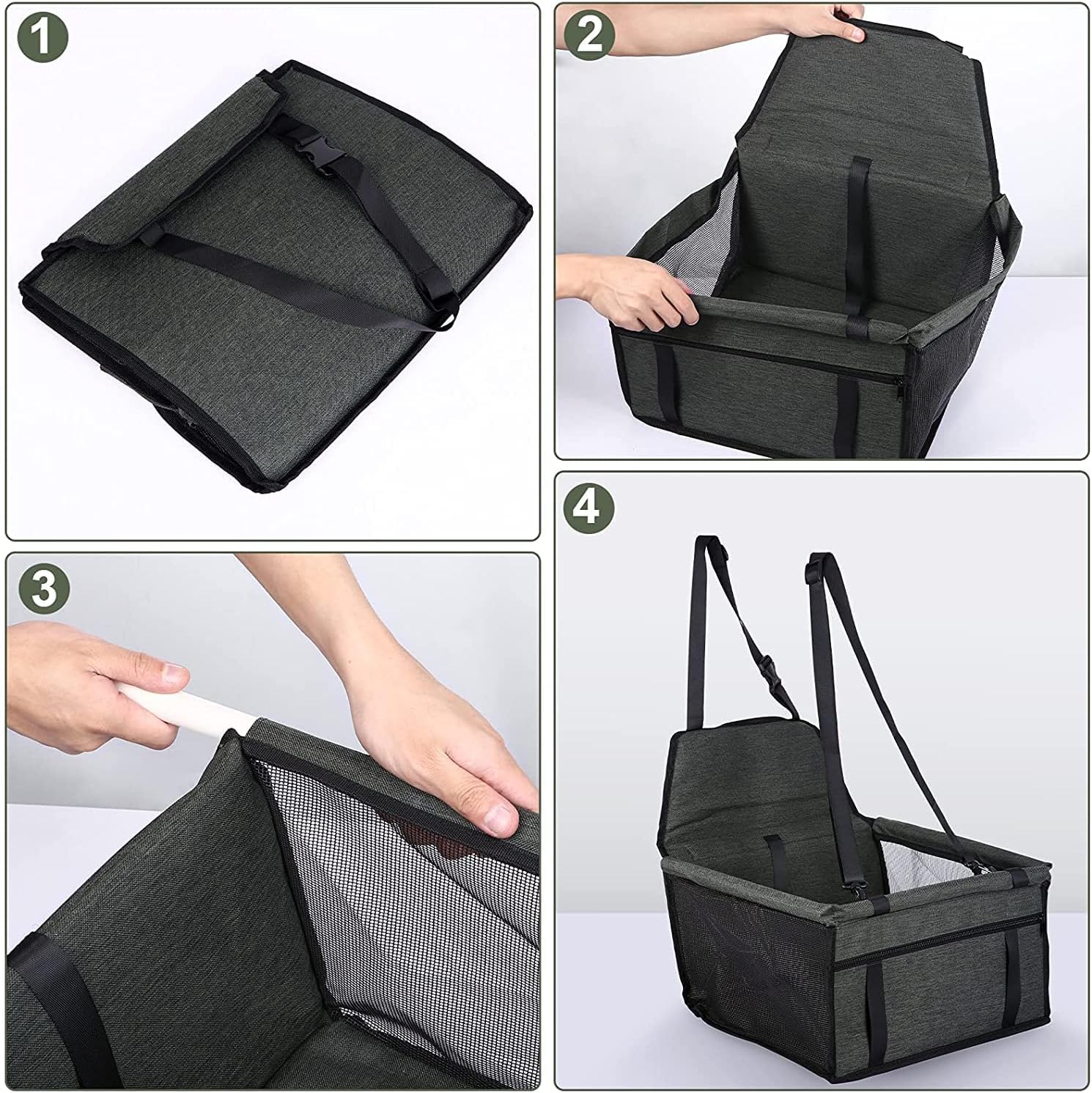 Thumbnail 4 de Pet Car Booster Seat travel carrier for small pets 🐾
