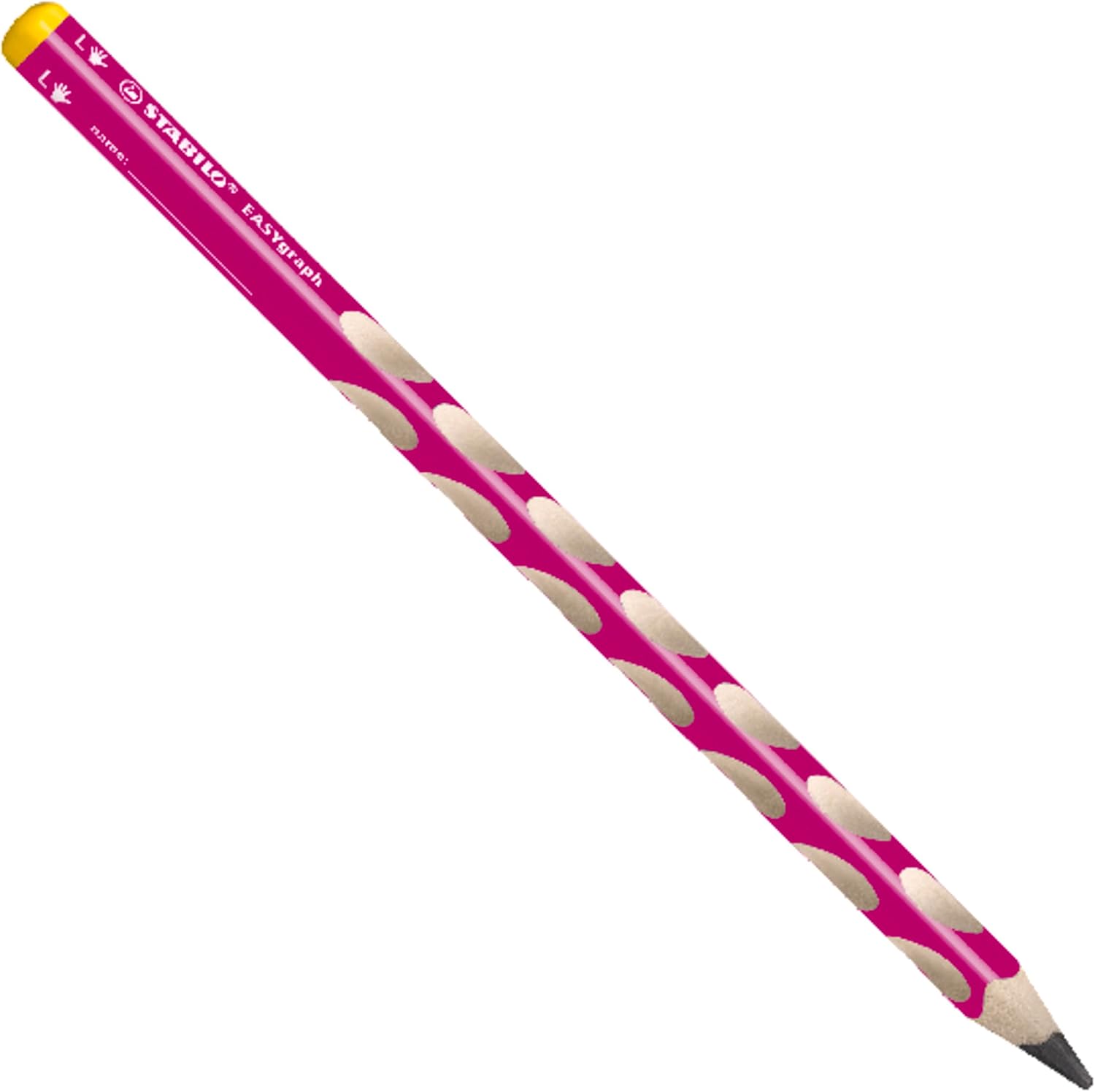 Thumbnail 2 de STABILO EASYgraph Ergonomischer Dreikant-Bleistift für Linkshänder – HB, pink, 6er Pack