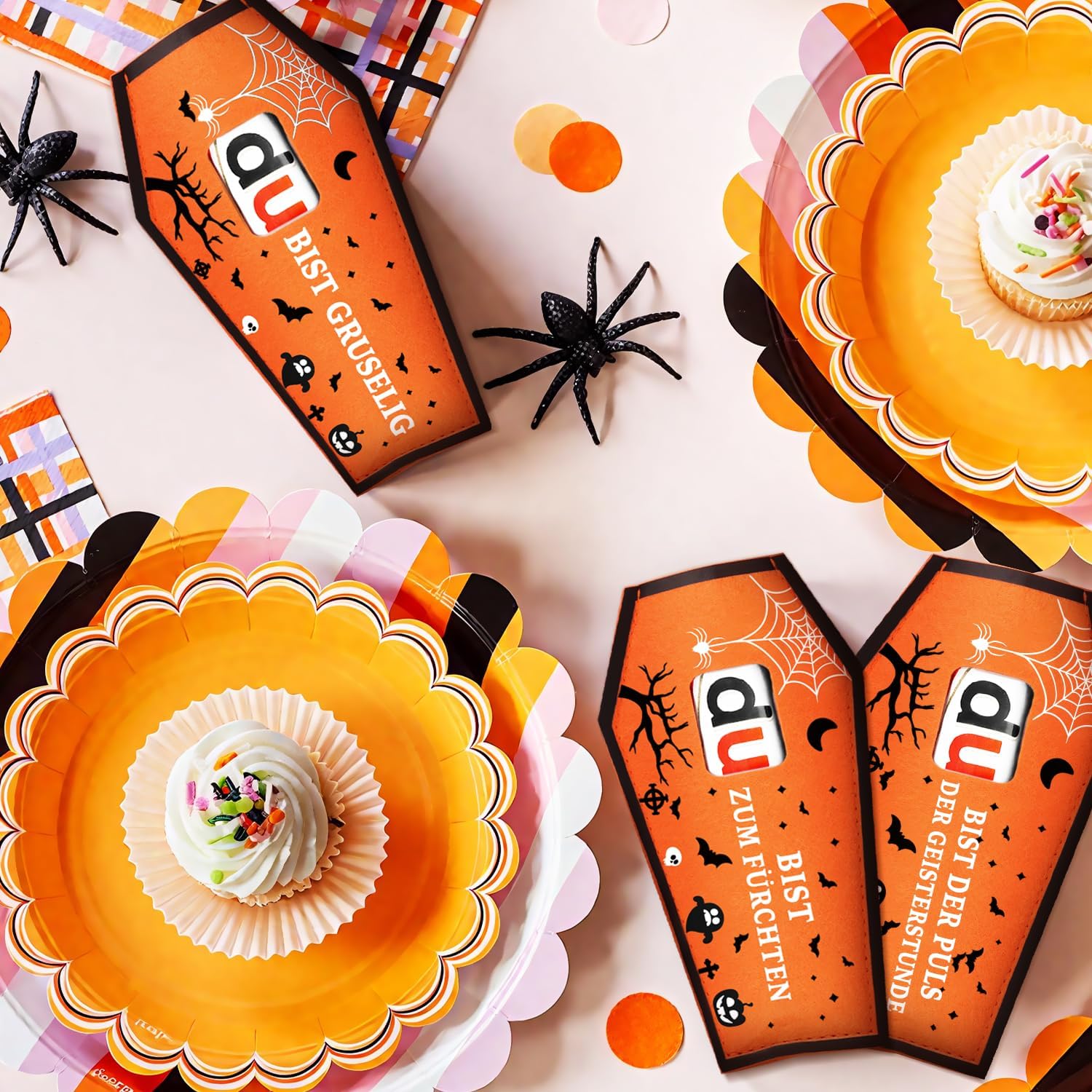 Thumbnail 3 de Giftota 15er-Pack Sarg-Deko aus Filz für Halloween – Geschenkverpackung ohne Schokolade