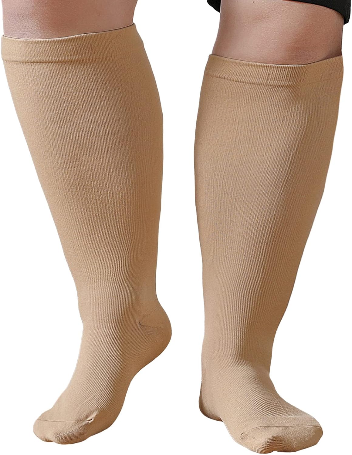Detalle de Bas de contention compression 20-30 mmHg