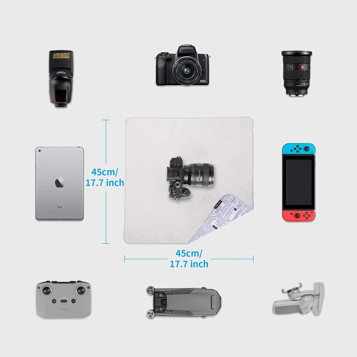 Thumbnail 4 de PGYTECH Pellicola protettiva e panno antigraffio per fotocamera e accessori