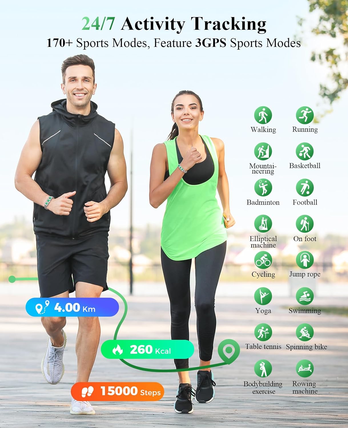 Detalle 2 de Smart Bracelet 170+ sport modes fitness tracker