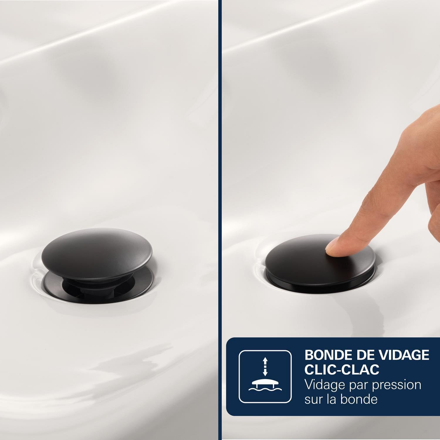 Thumbnail 5 de GROHE Dice – Mitigeur Lavabo Monocommande Noir Mat, Taille M, avec QuickTool (1018332430)