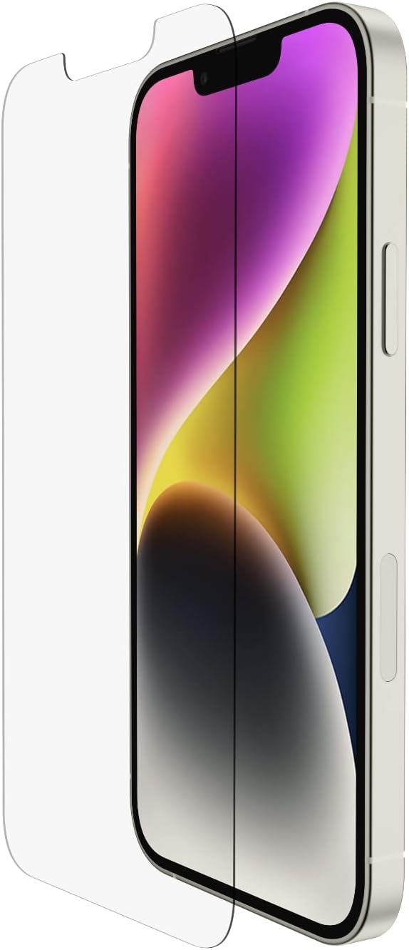 Detalle de Belkin Protection d’écran antimicrobienne UltraGlass pour iPhone 14, 13 et 13 Pro (OVA078zz)