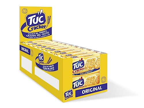 Tuc Cracker Showbox Classico cotto al forno con Grano 100% Italiano – 626 g (20 x 31,3 g)