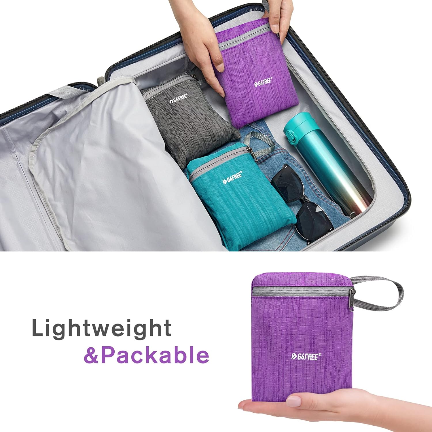 Thumbnail 3 de G4Free 10L/15L Lightweight Foldable Hiking Backpack