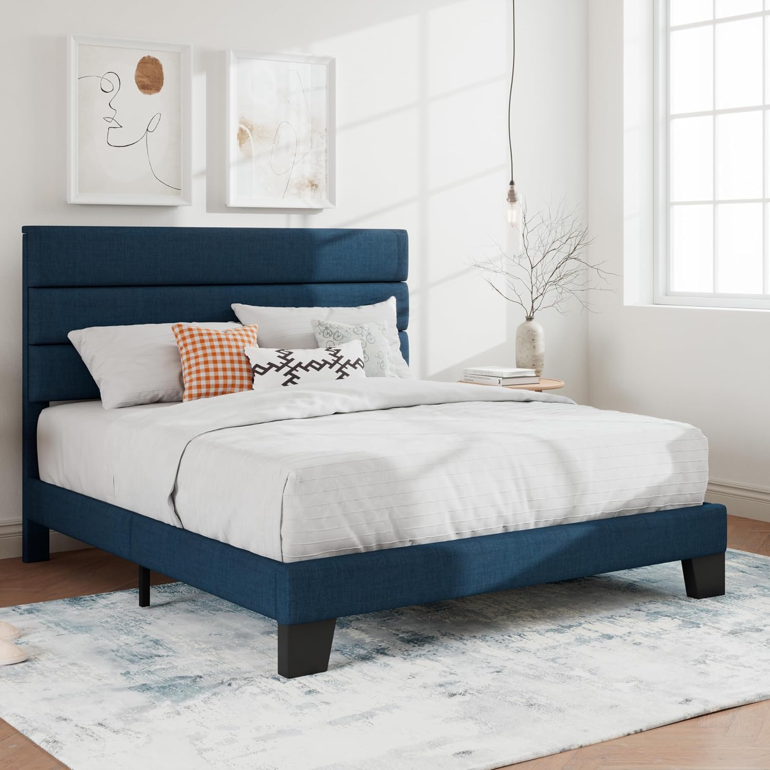 Detalle de SHA CERLIN Full Platform Bed Frame