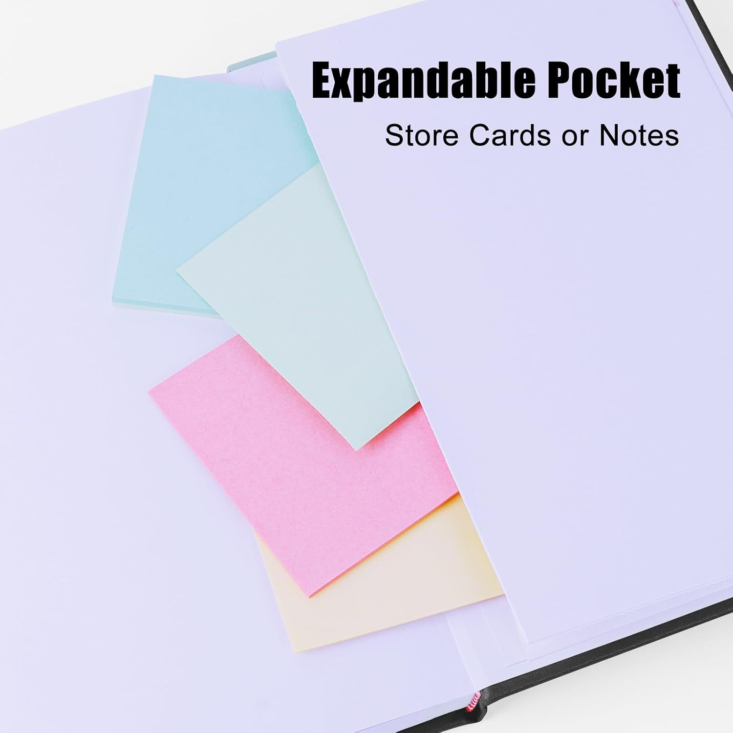 Detalle de XRUNMIX A5 Hardcover Notebook (8 Pack) – Lined, 100gsm, with Inner Pocket, Ribbon & Elastic Closure