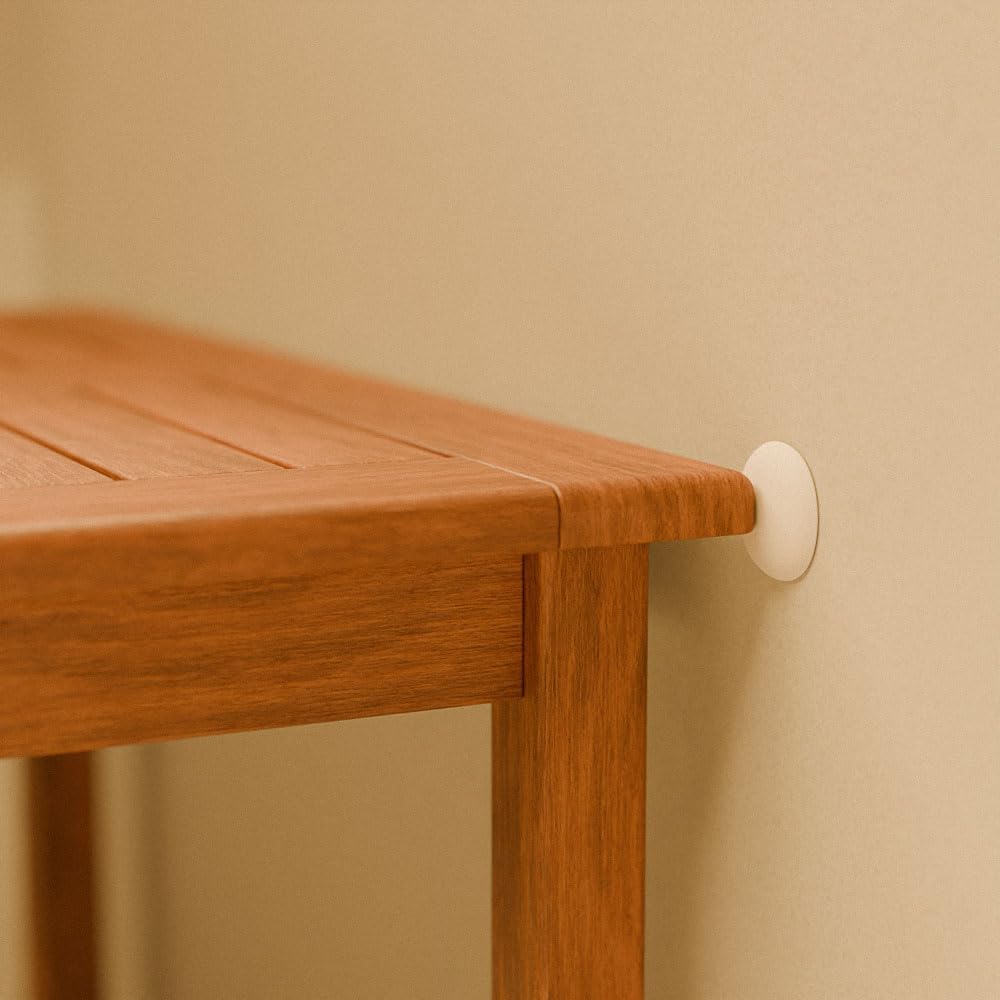 Thumbnail 2 de ERKO Fermaporta adesivo bianco 10 pezzi 40×40×8 mm 🏠