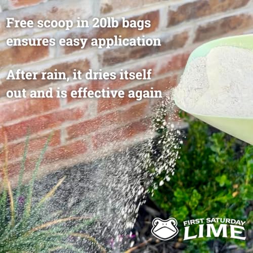 Detalle de First Saturday Lime Insect Deterrent 20LB | Natural Outdoor Pest Barrier