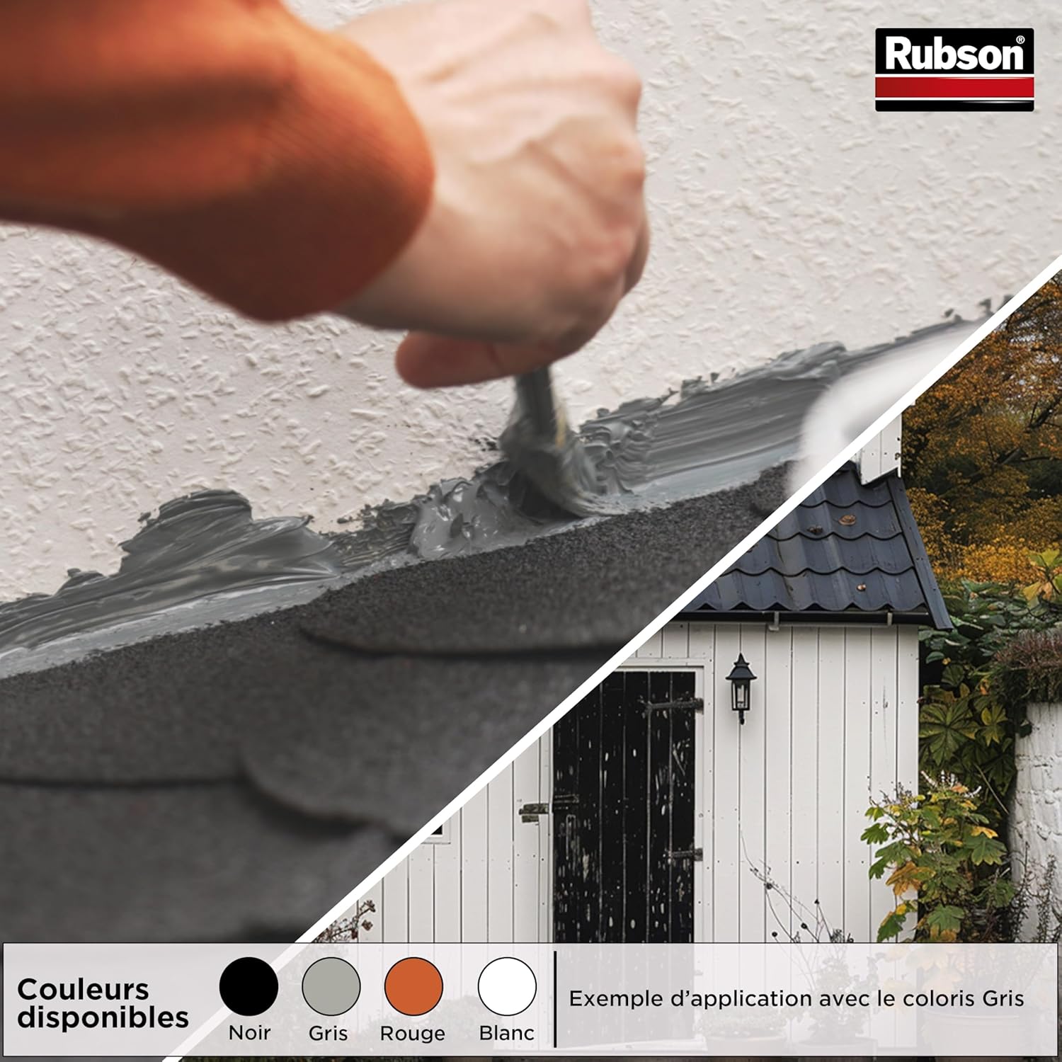 Thumbnail 3 de Rubson revêtement Waterproof Anti fuite Noir 1kg – protection et réparation de toiture