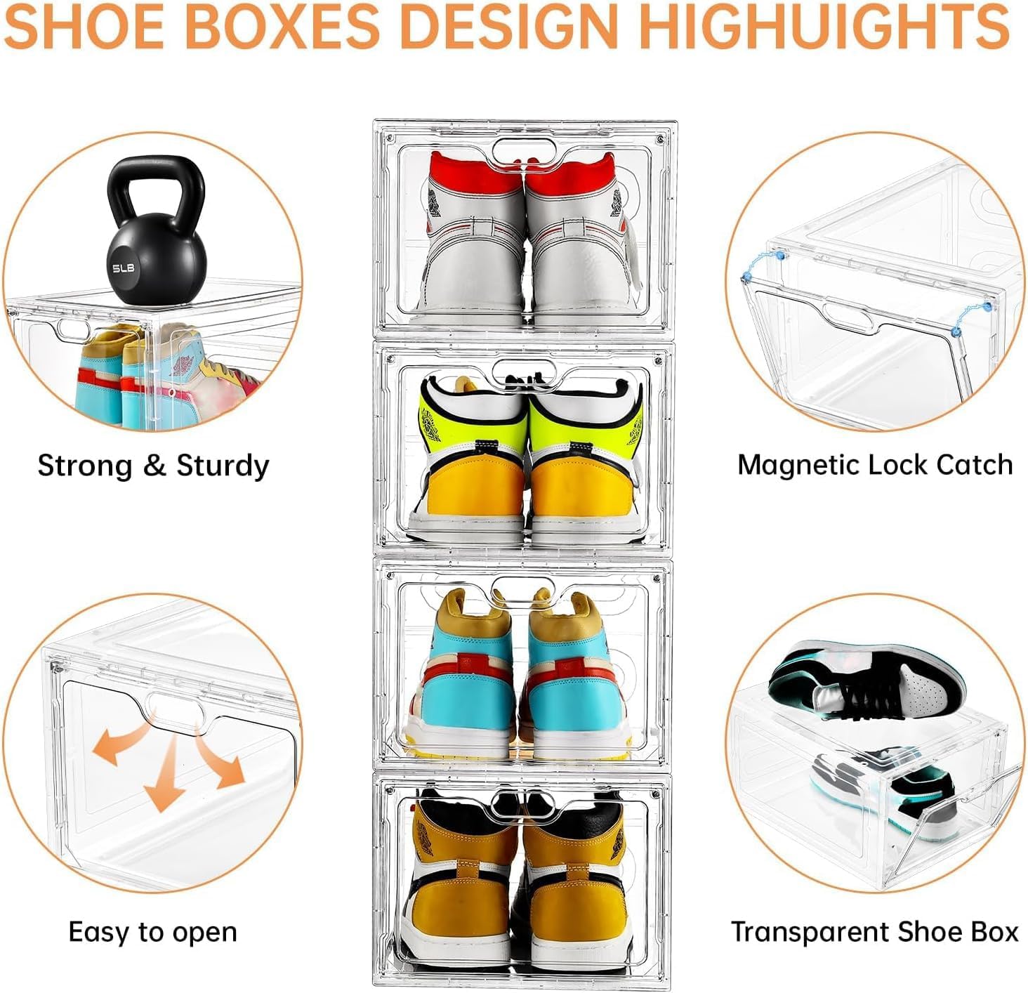 Thumbnail 2 de INSTY 12-Pack Shoe Storage Box
