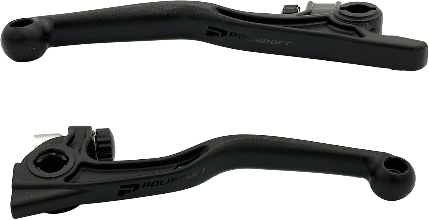 Kit levier incassable POLISPORT 91575 APT pour KTM, Husqvarna, Gas Gas (noir)