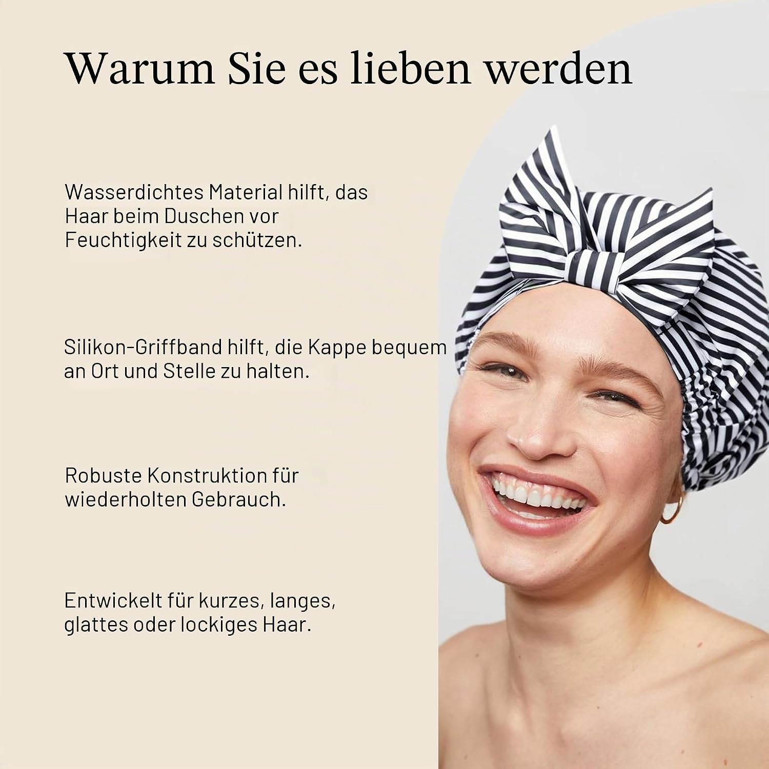 Detalle 1 de Damen Duschhaube Wasserdicht für Haar