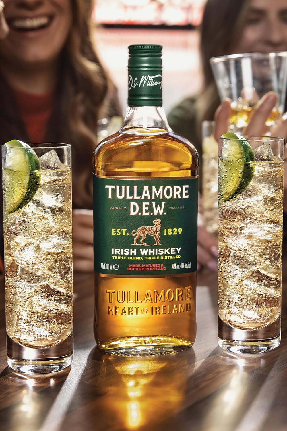 Detalle de Tullamore D.E.W. Original Blended Irish Whiskey 70 cl – milde Komposition aus Grain-, Malt- und PotStill-Whiskey