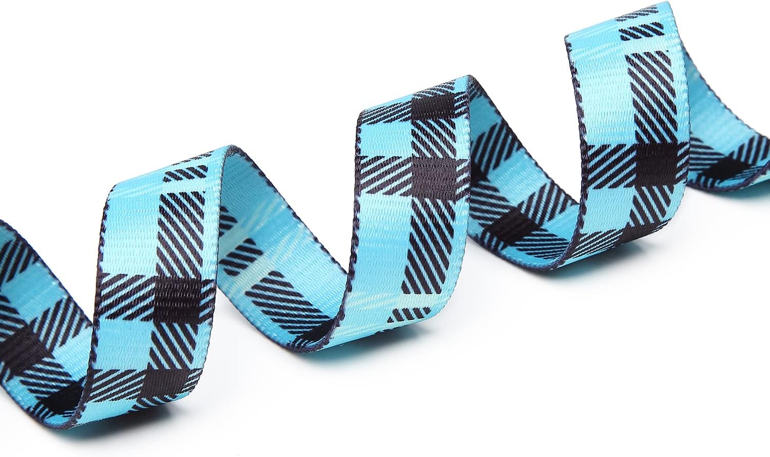 Detalle de Mercano verstellbares Hundehalsband aus weichem Nylon (L, kariertes Blau) – Komfort & robustes Design