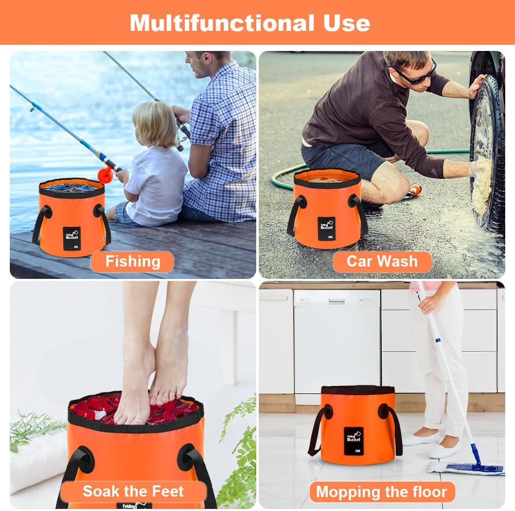 Thumbnail 6 de flintronic 12L Folding Water Bucket