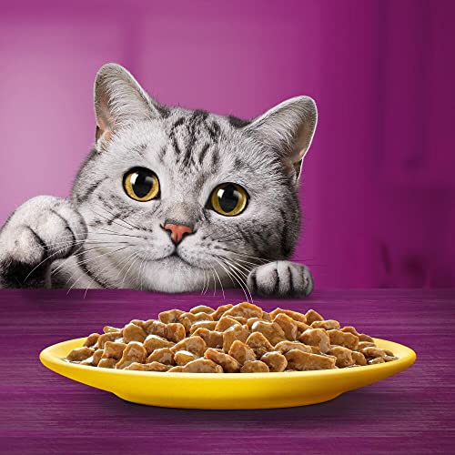 Thumbnail 1 de Whiskas Pranzetti Cibo Umido per Gatti Adulti in Salsa al Gusto Pollame – 12 confezioni da 6 vaschette da 50 g (3.600 g totali)